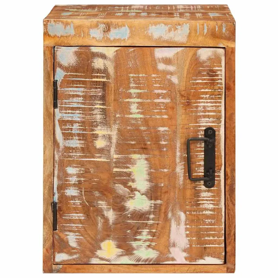 Table de chevet Marron Bois massif de récupération - 5