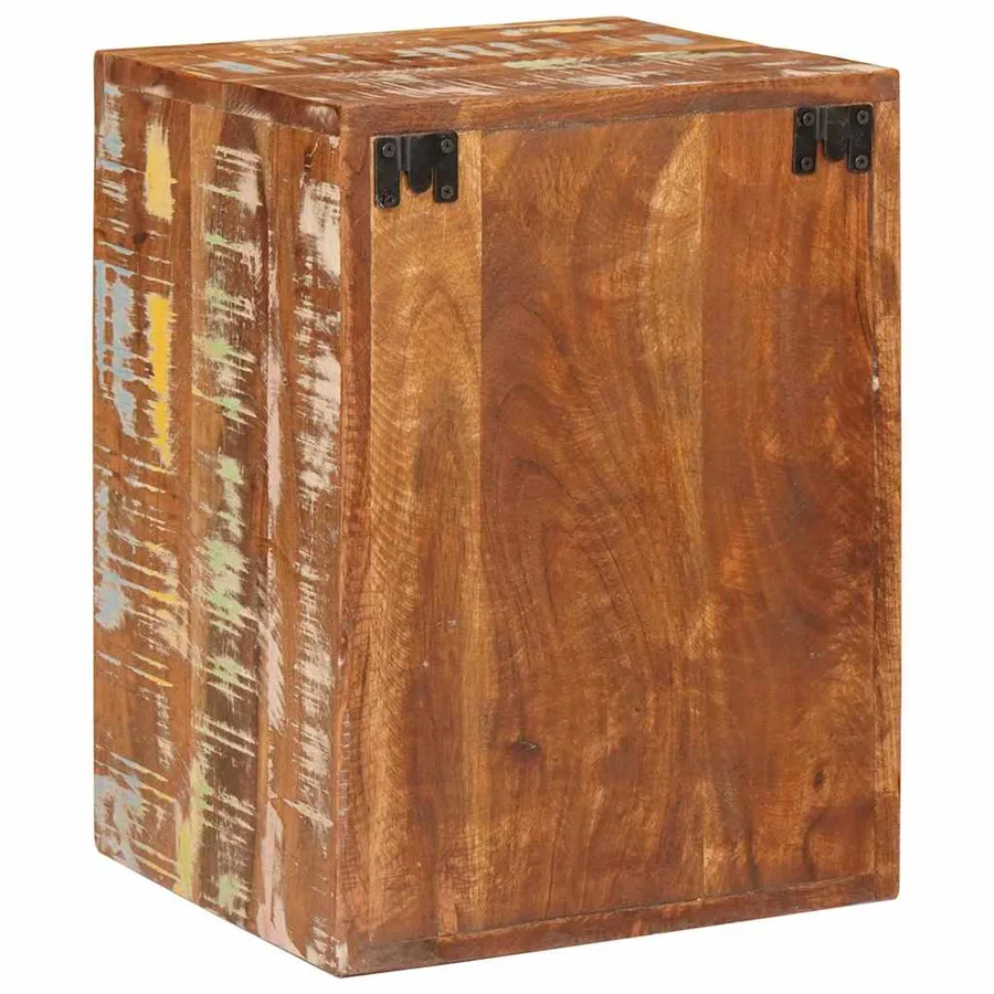 Table de chevet Marron Bois massif de récupération - 7