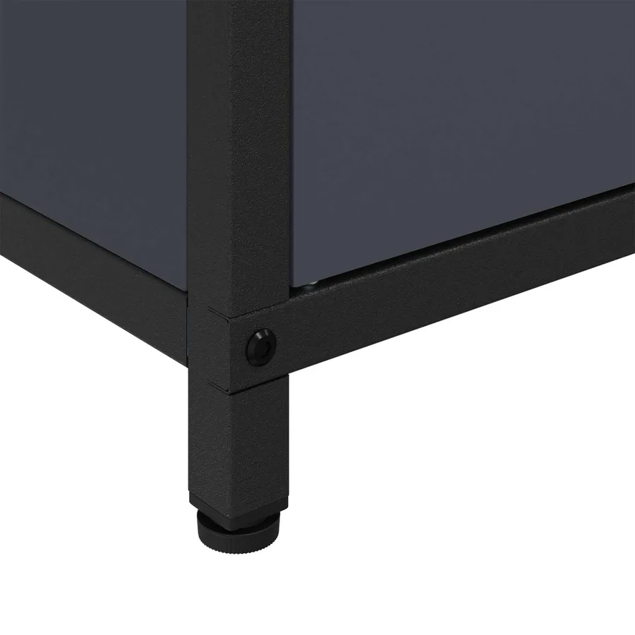 Rangement de cuisine HATTEM Anthracite 90 x 50 x 53 cm Acier - 10