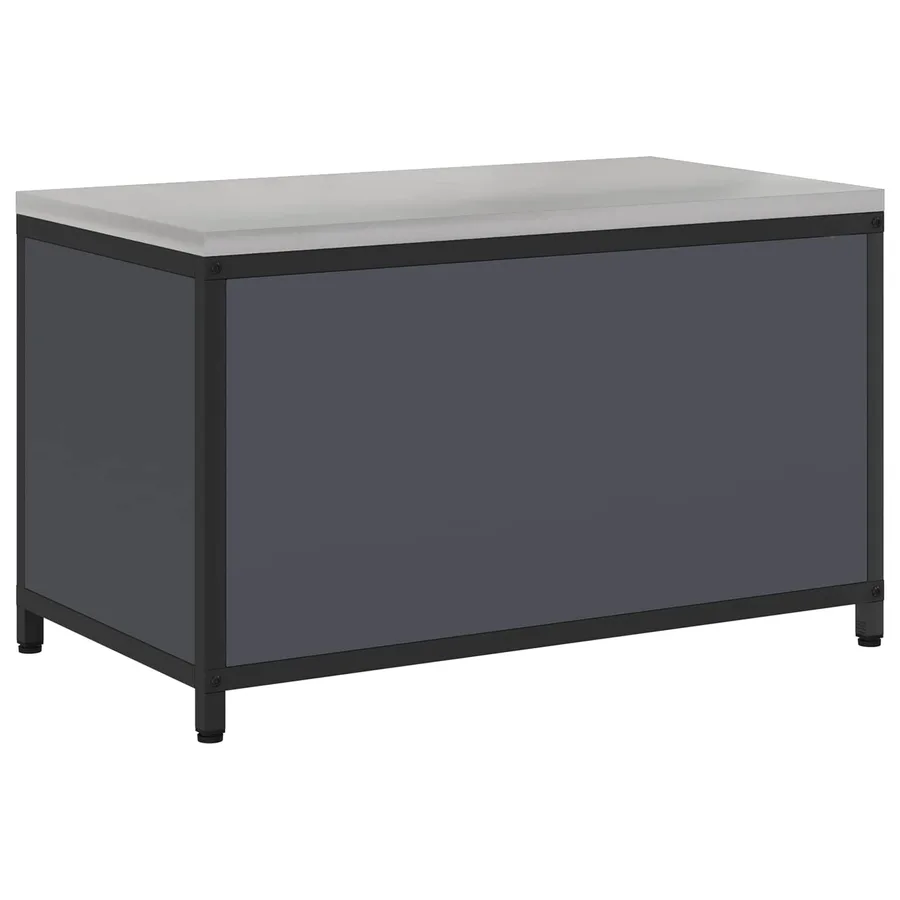 Rangement de cuisine HATTEM Anthracite 90 x 50 x 53 cm Acier - 9