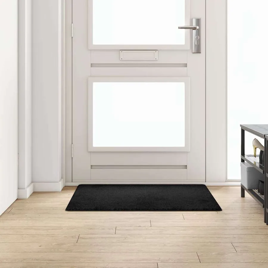 Tapis Couloir Noir 100 x 100 cm