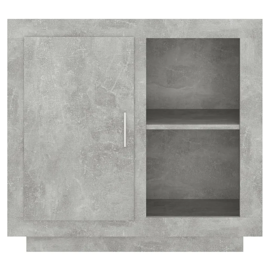 Buffet Gris béton 80x40x75 cm - 5