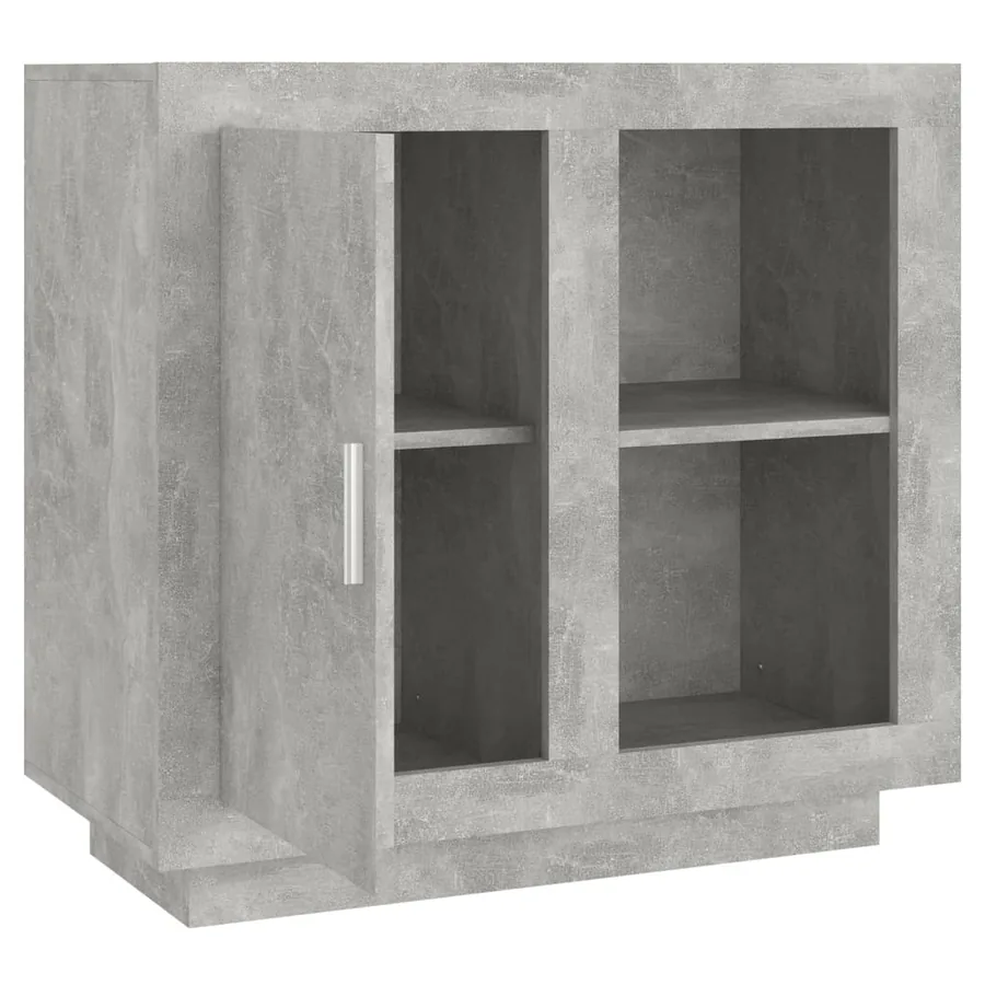 Buffet Gris béton 80x40x75 cm - 7