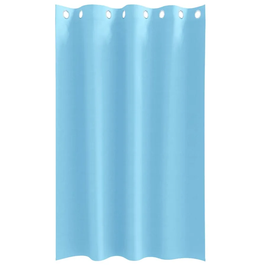 Rideaux occultants avec anneaux 2 pcs Bleu clair 175 x 140 cm - 4