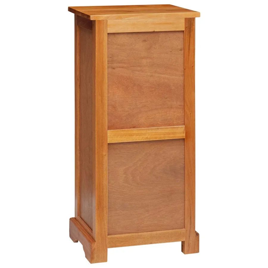 Commode Naturel 45 x 35 x 100,5 cm Bois de Mahogany Massif - 7