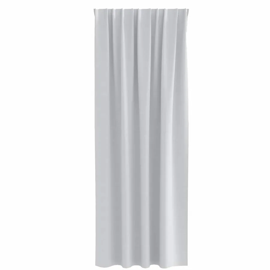 Rideaux occultants avec anneaux 2 pcs Gris pâle 225 x 140 cm - 4