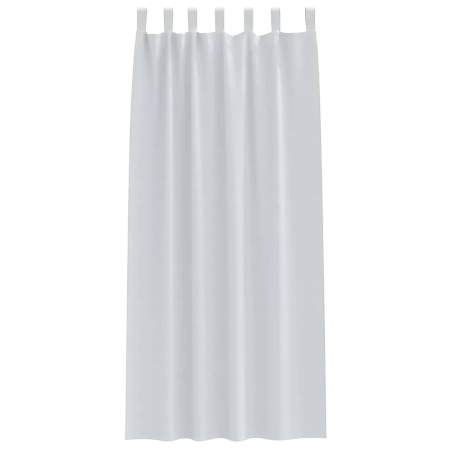 Rideaux occultants avec anneaux 2 pcs Gris pâle 245 x 140 cm - 4