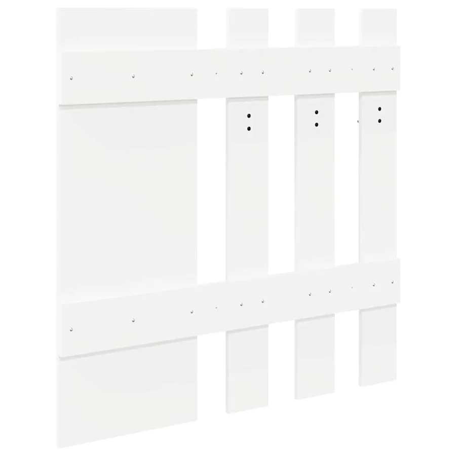 Porte-manteau mural Blanc 100 x 10 x 100 cm Bois d'ingénierie - 7