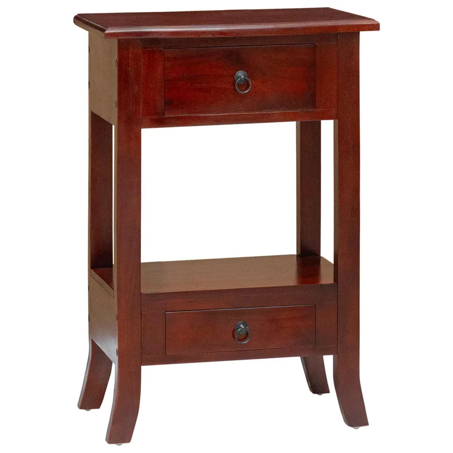Table console Marron 50 x 29,5 x 76 cm Bois de Mahogany Massif - 2