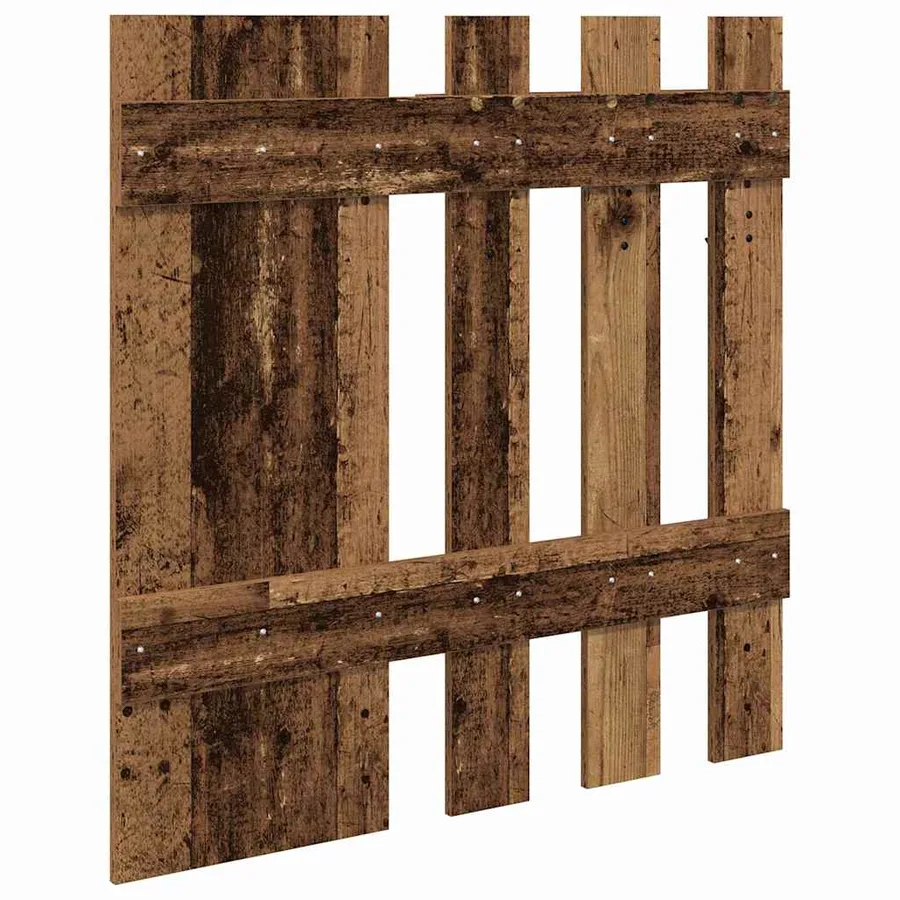 Porte-manteau mural Montage mural Bois ancien 100 x 10 x 100 cm - 7