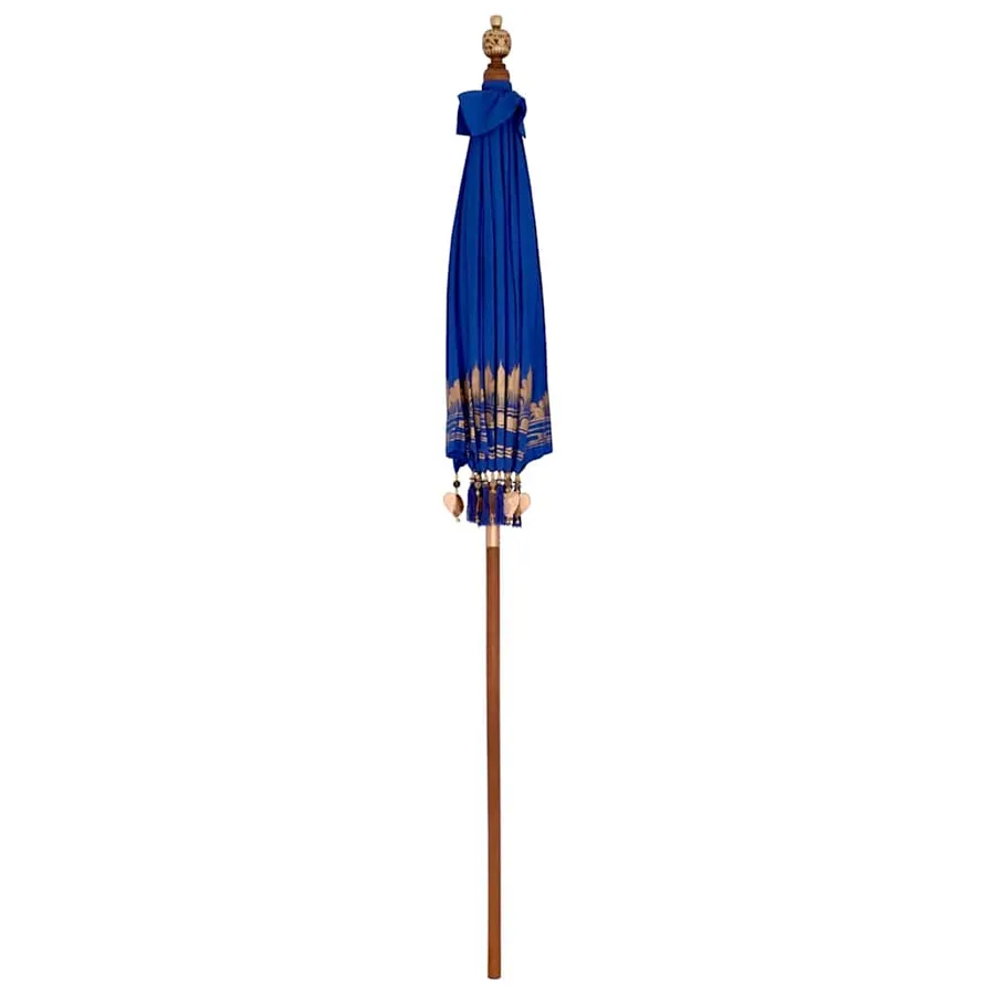 Parasol balinais Bleu 185 x 185 x 260 cm - 4