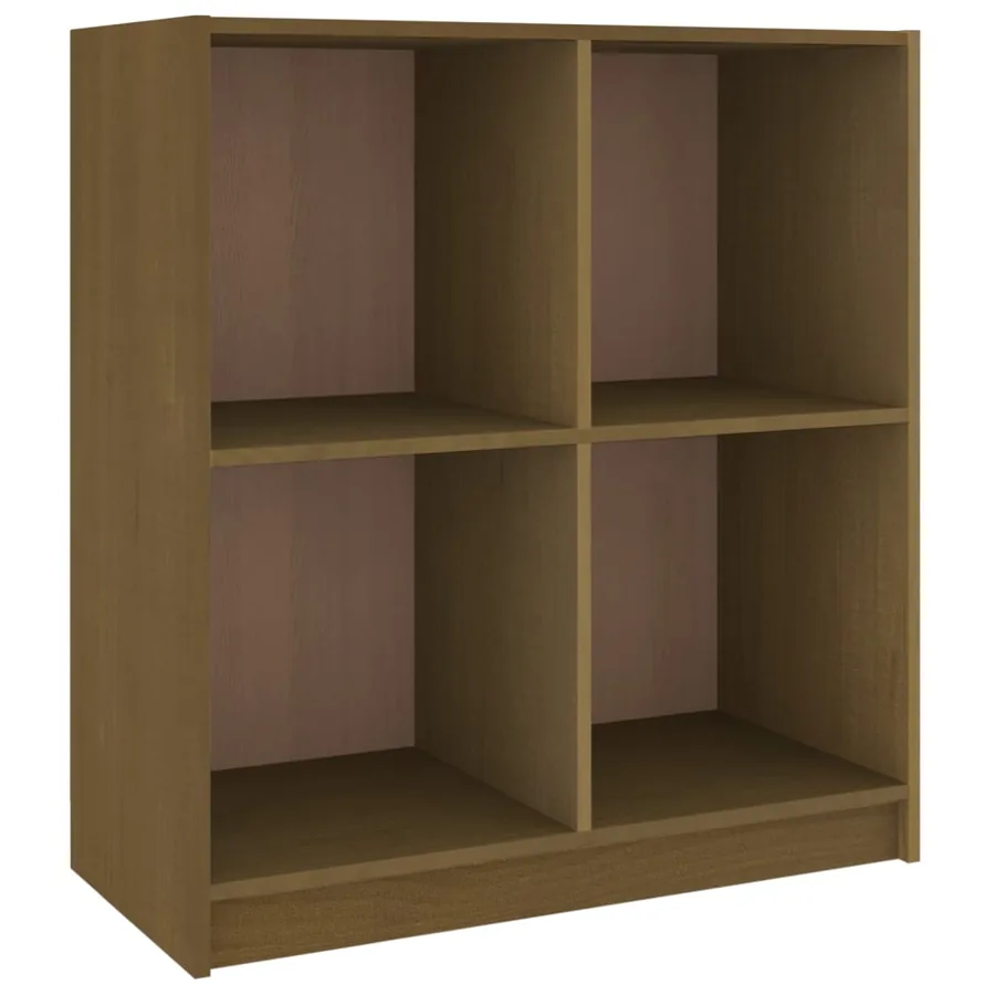 Buffet Marron miel 70x33x76 cm Bois massif de pin - 2