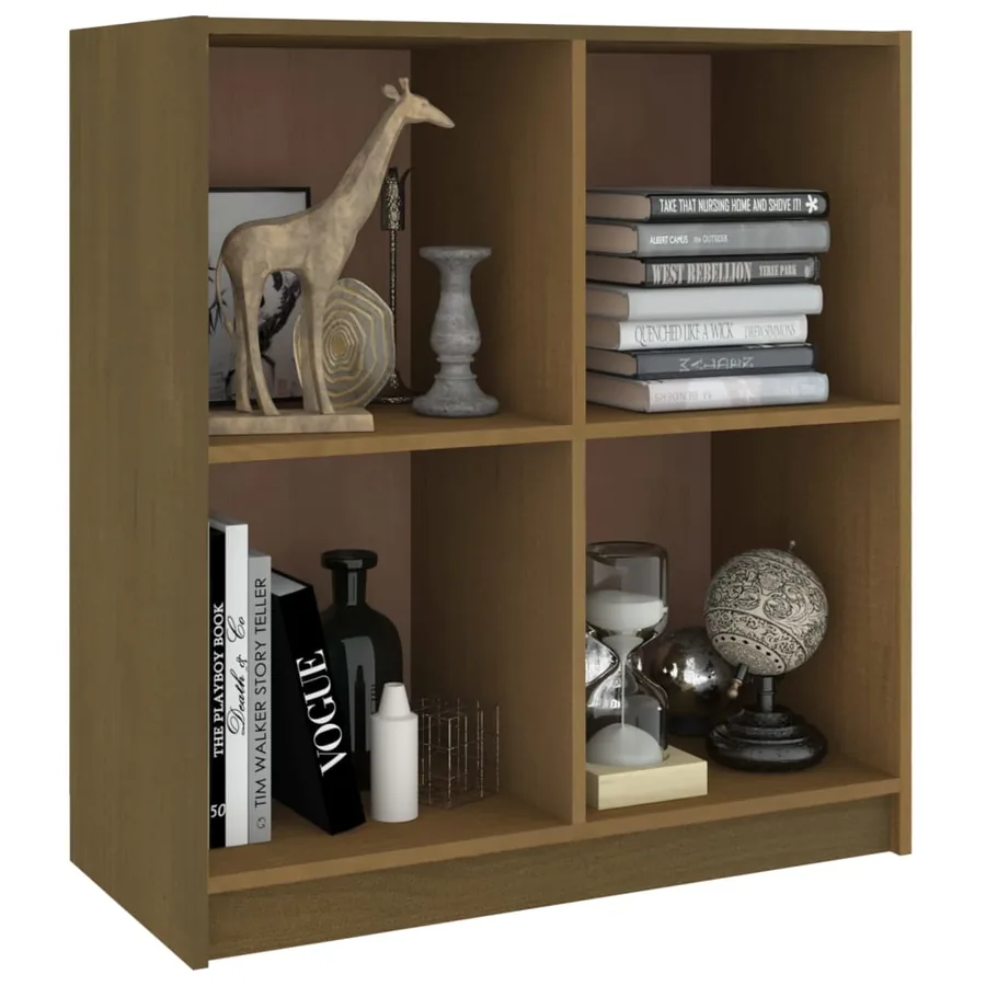 Buffet Marron miel 70x33x76 cm Bois massif de pin - 4