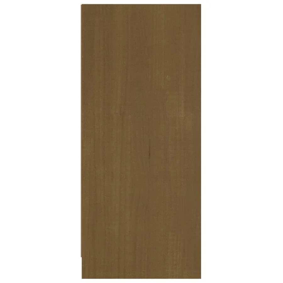 Buffet Marron miel 70x33x76 cm Bois massif de pin - 6