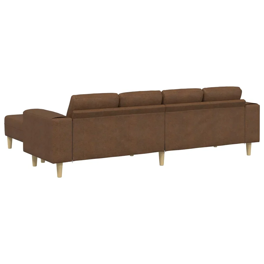 Canapé de salon 3 pcs Marron - 6