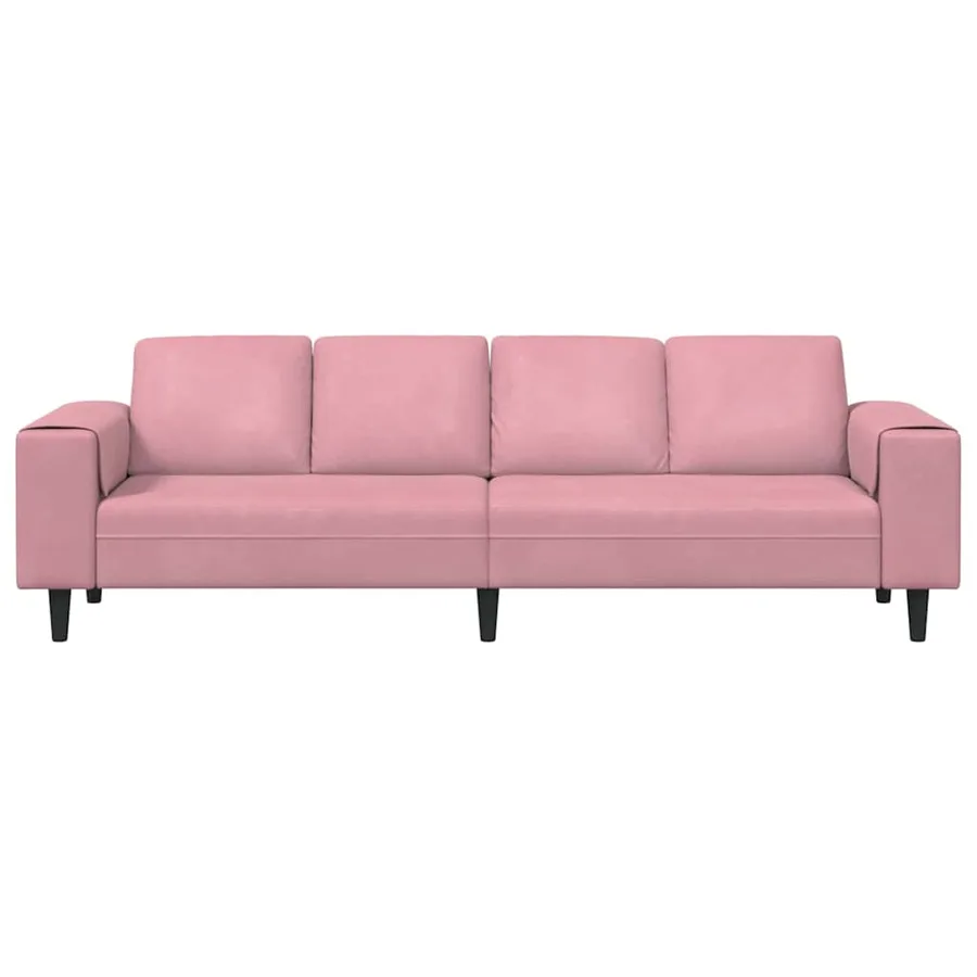 Canapé de salon Rose 250 x 77 x 76 cm - 4