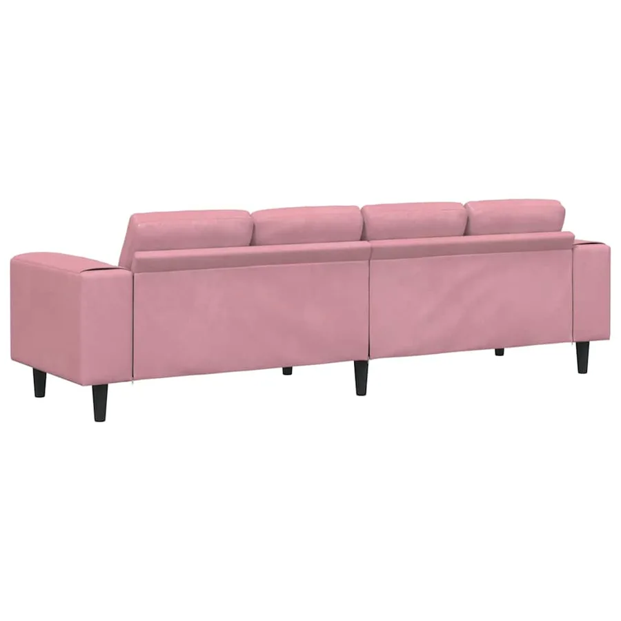 Canapé de salon Rose 250 x 77 x 76 cm - 6