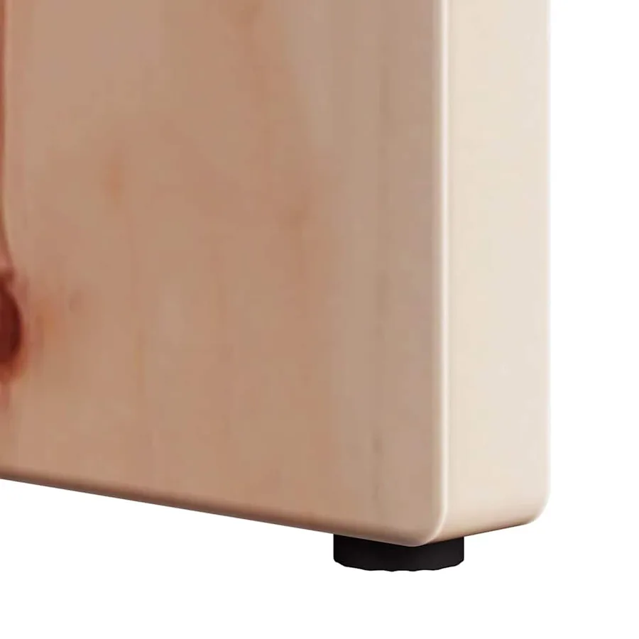 Table basse Naturel 80 x 50 x 31 cm Bois massif en pin - 11