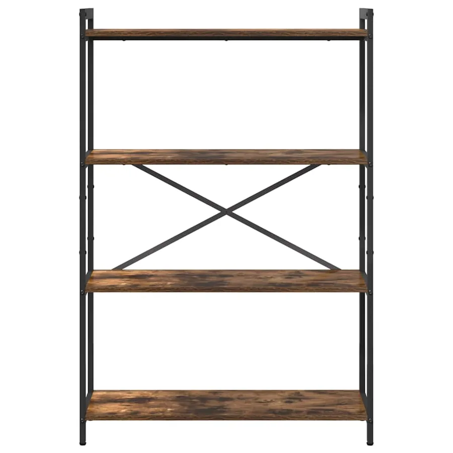 Étagère Chêne fumé 80 x 30 x 120 cm Bois d'ingénierie - 5