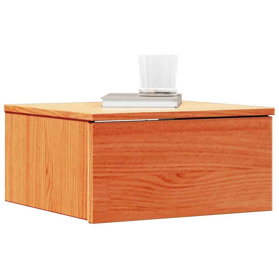 Table de chevet avec tiroir 2 pcs Brun cire 37 x 35 x 18,5 cm - 3