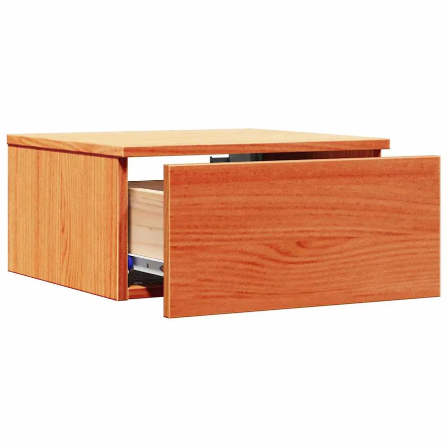 Table de chevet avec tiroir 2 pcs Brun cire 37 x 35 x 18,5 cm - 6