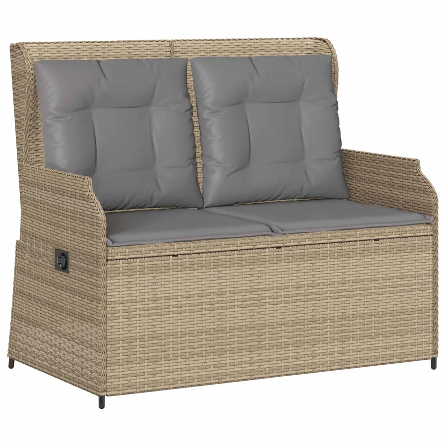Banc de jardin Beige polyrotin - 2