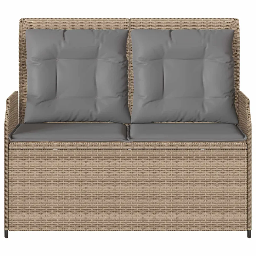Banc de jardin Beige polyrotin - 4