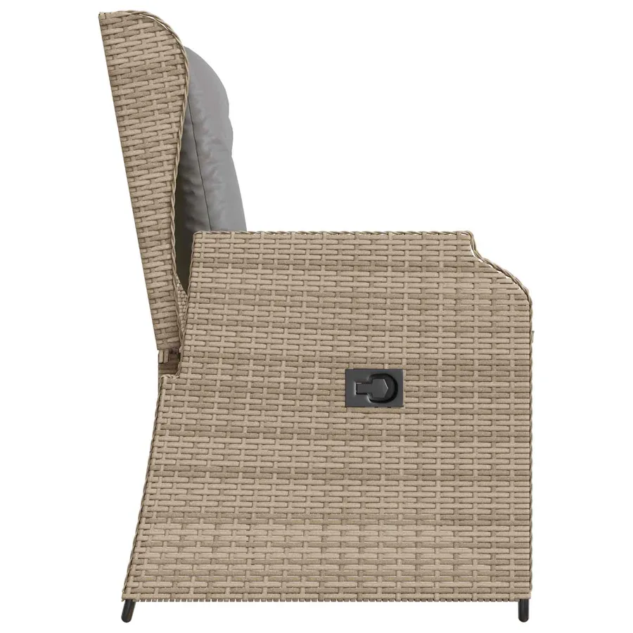 Banc de jardin Beige polyrotin - 5