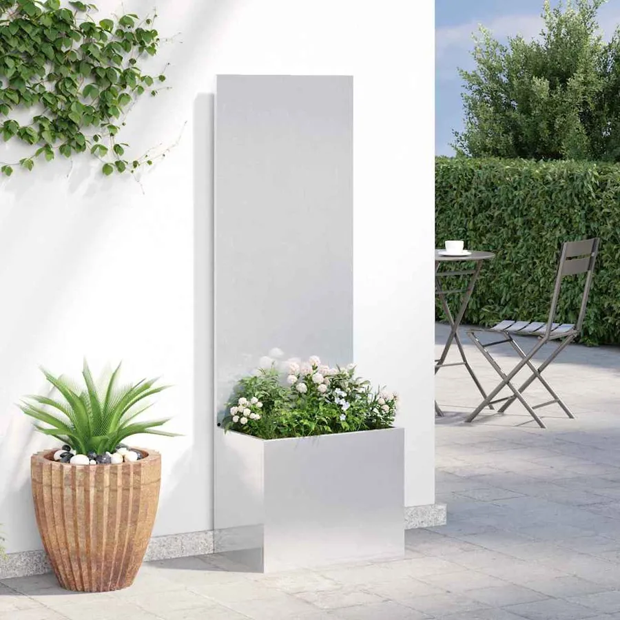 Écran de confidentialité de jardin Argent 50 x 32 x 150 cm - 4