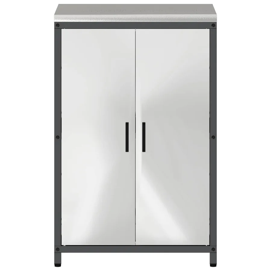 Rangement de cuisine HATTEM Argenté 60 x 50 x 92 cm Acier - 7