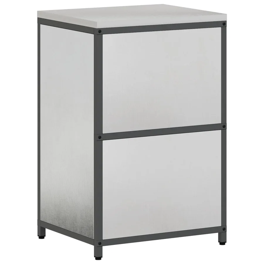 Rangement de cuisine HATTEM Argenté 60 x 50 x 92 cm Acier - 9