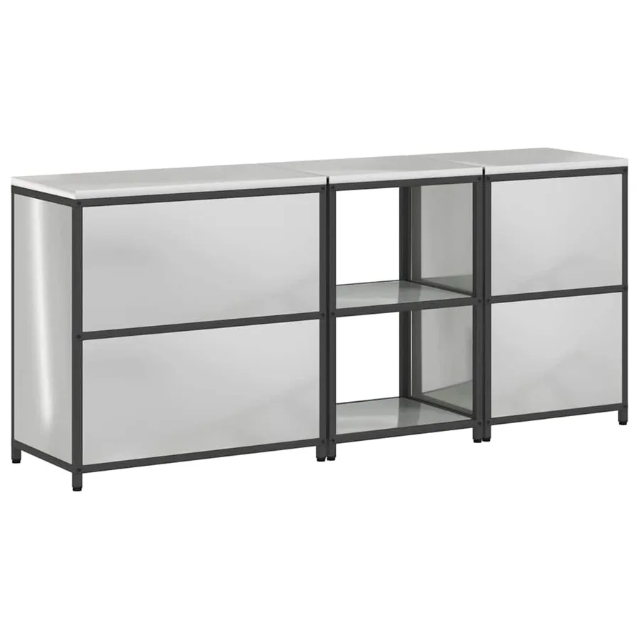 Ensemble de rangement cuisine HATTEM 3 pcs Argenté - 12