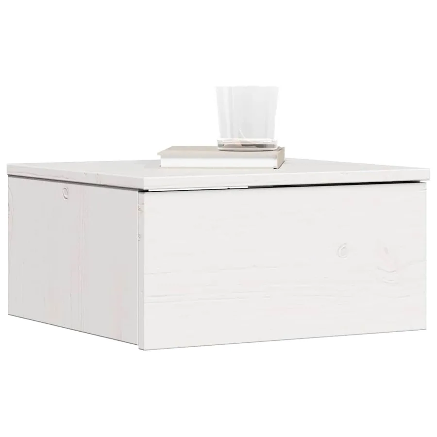 Table de chevet avec tiroir 2 pcs Blanc 37 x 35 x 18,5 cm - 3