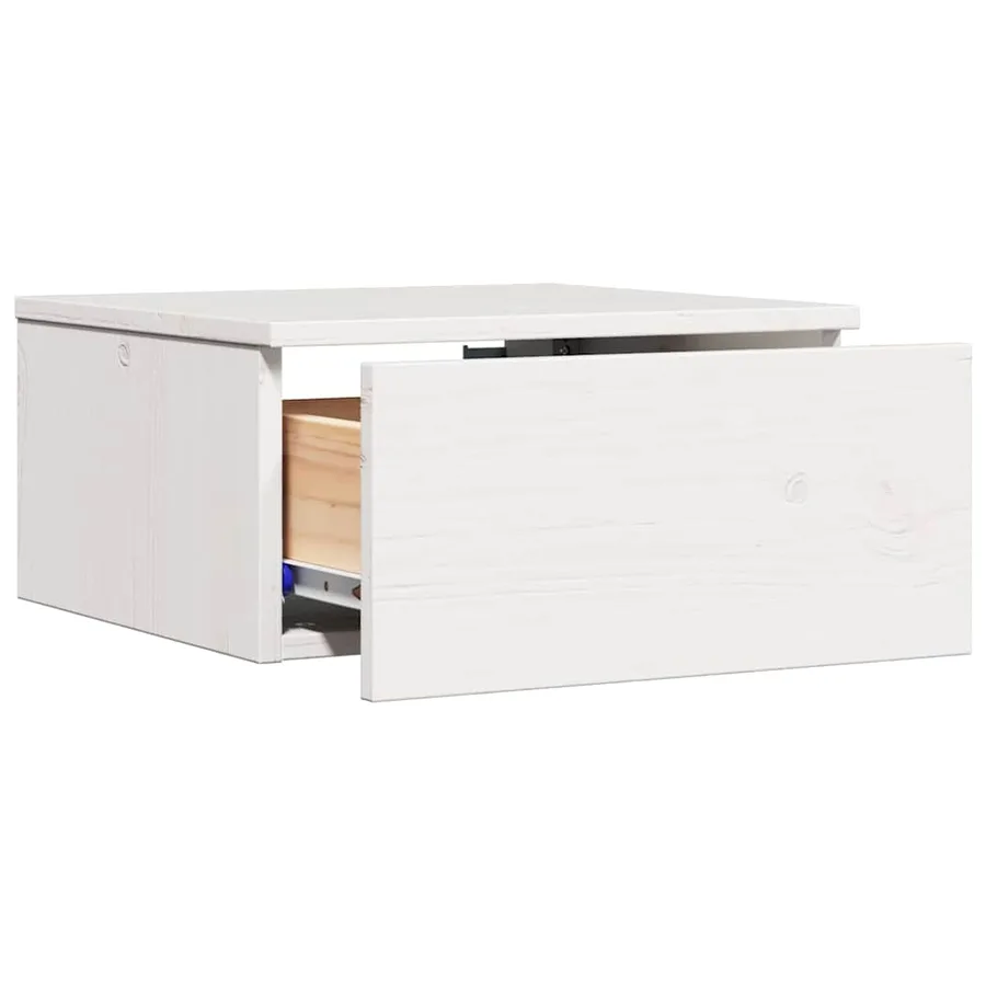 Table de chevet avec tiroir 2 pcs Blanc 37 x 35 x 18,5 cm - 6