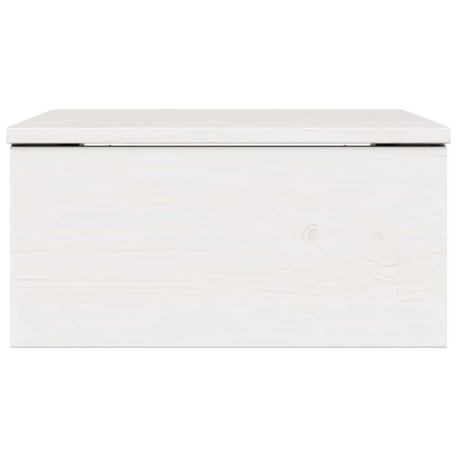 Table de chevet avec tiroir 2 pcs Blanc 37 x 35 x 18,5 cm - 7
