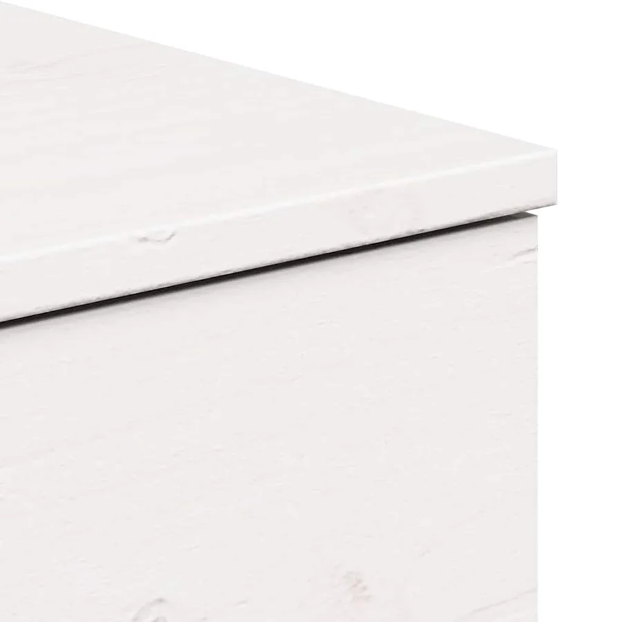 Table de chevet avec tiroir 2 pcs Blanc 37 x 35 x 18,5 cm - 8