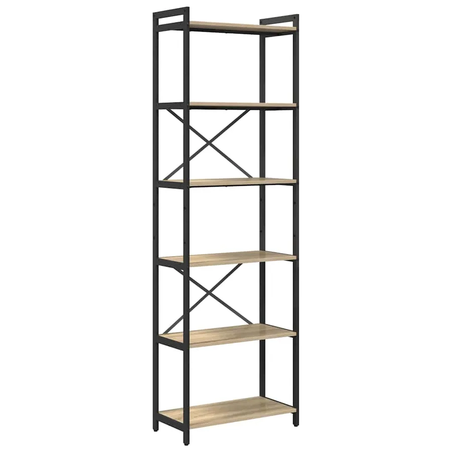 Étagère Chêne Sonoma 60 x 30 x 189,5 cm Bois d'ingénierie - 2