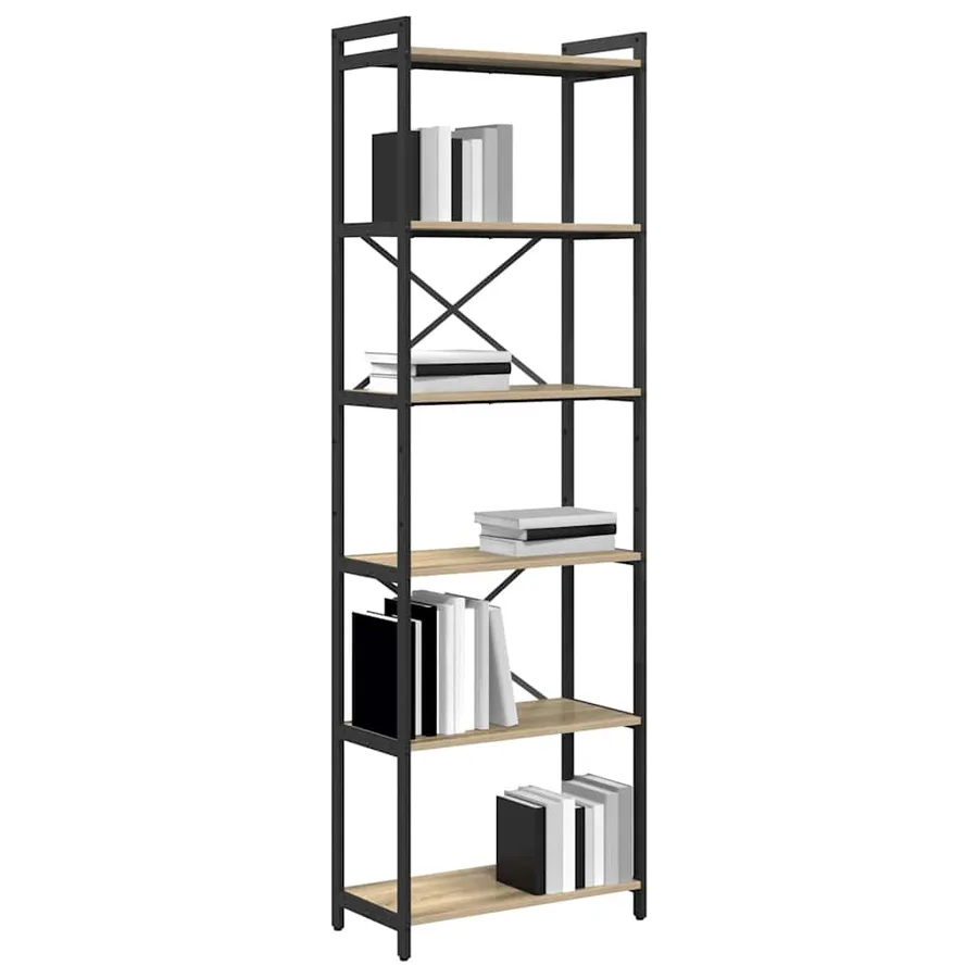 Étagère Chêne Sonoma 60 x 30 x 189,5 cm Bois d'ingénierie - 3