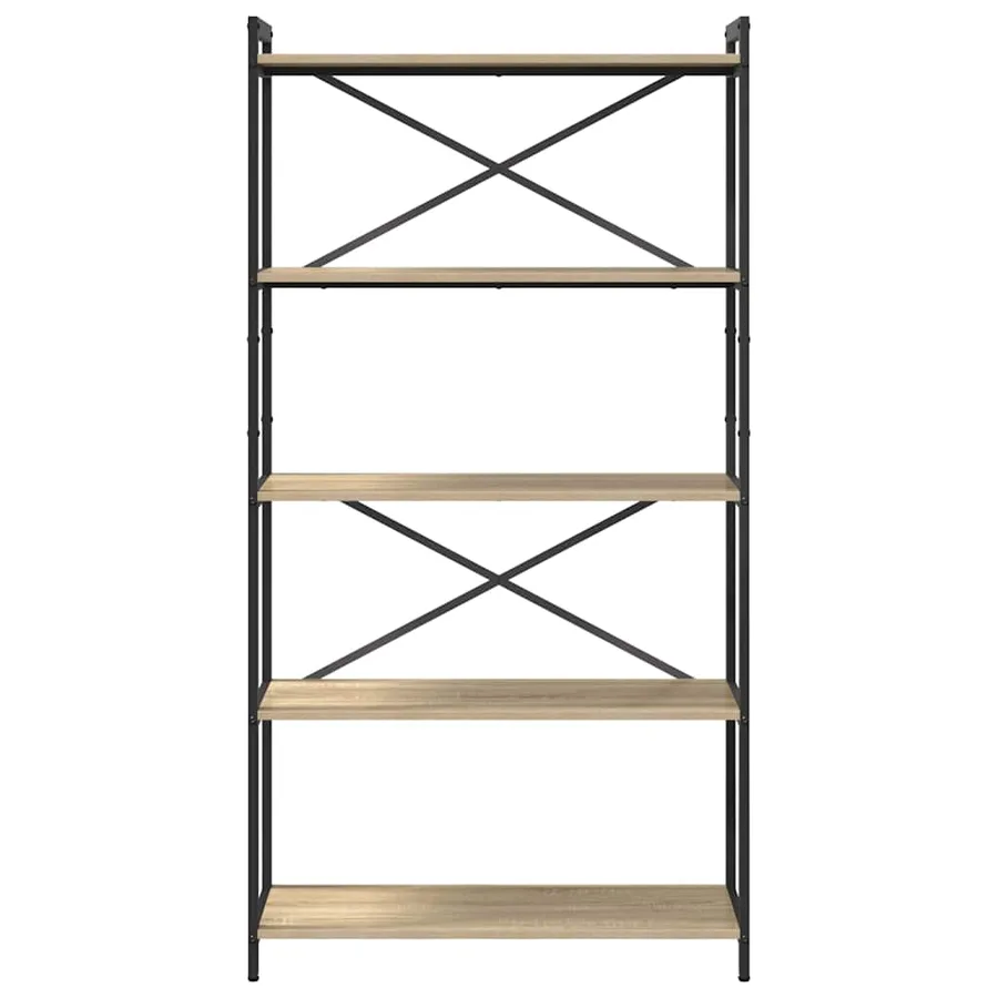 Étagère Chêne Sonoma 80 x 30 x 155 cm Bois d'ingénierie - 5
