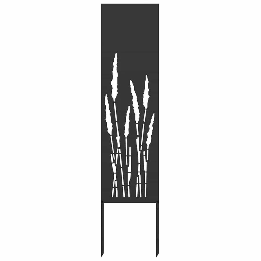 Écran de confidentialité de jardin Fretwork Noir 32 x 140 cm - 4