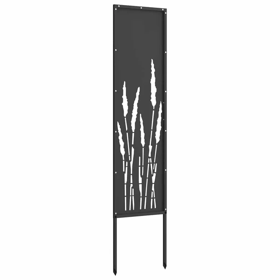 Écran de confidentialité de jardin Fretwork Noir 32 x 140 cm - 7