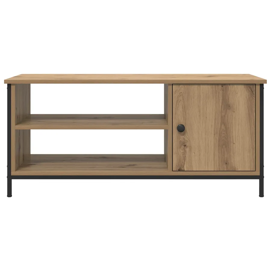 Meuble TV 100 x 40 x 45 cm Chêne artisanal Bois d'ingénierie - 6