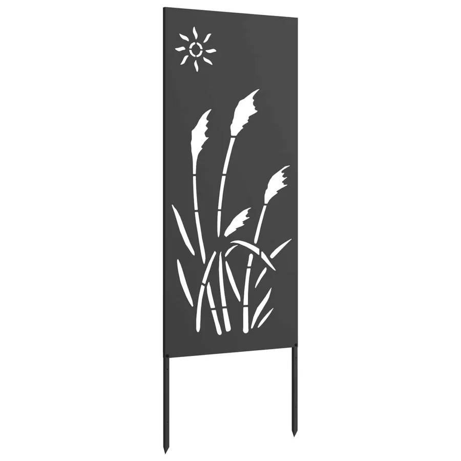 Écran de confidentialité de jardin Fretwork Noir 50 x 140 cm - 5