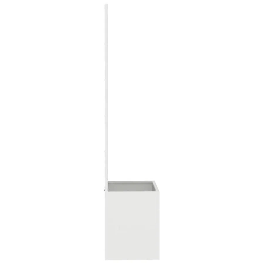 Écran de confidentialité de jardin Fretwork Blanc 50 x 150 cm - 6
