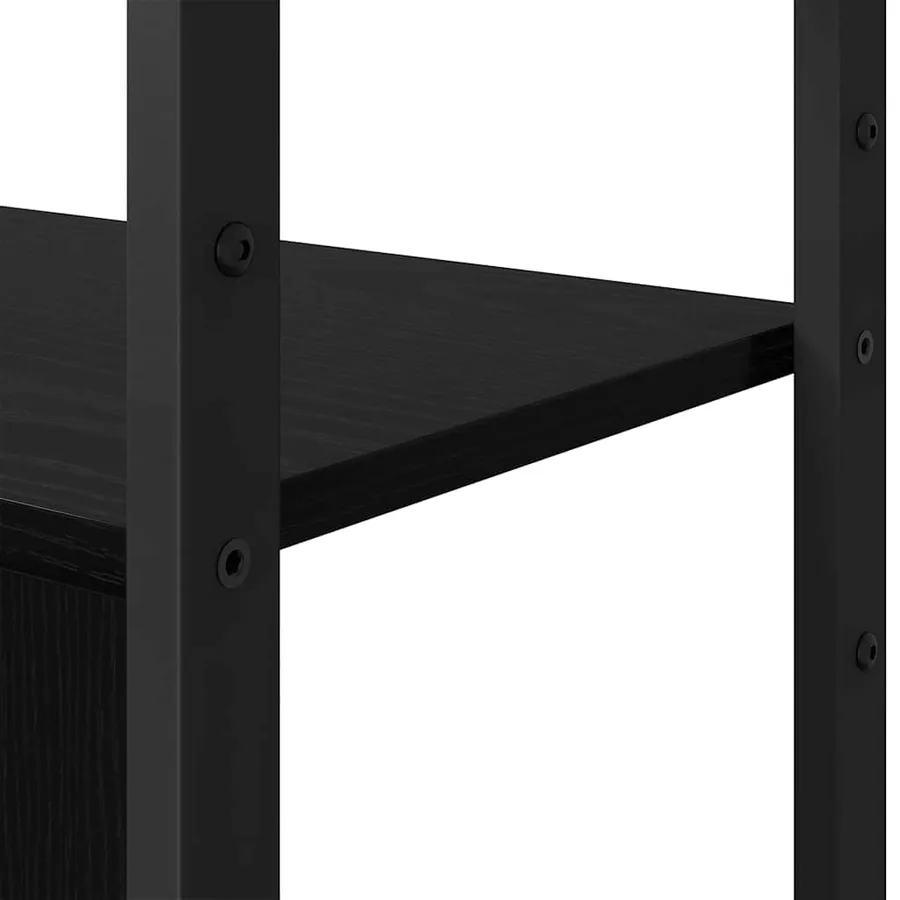 Étagère Chêne noir 80 x 30 x 155,5 cm Bois d'ingénierie - 9