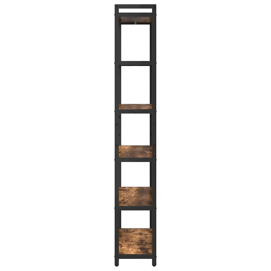 Étagère Chêne fumé 80 x 30 x 189,5 cm Bois d'ingénierie - 6