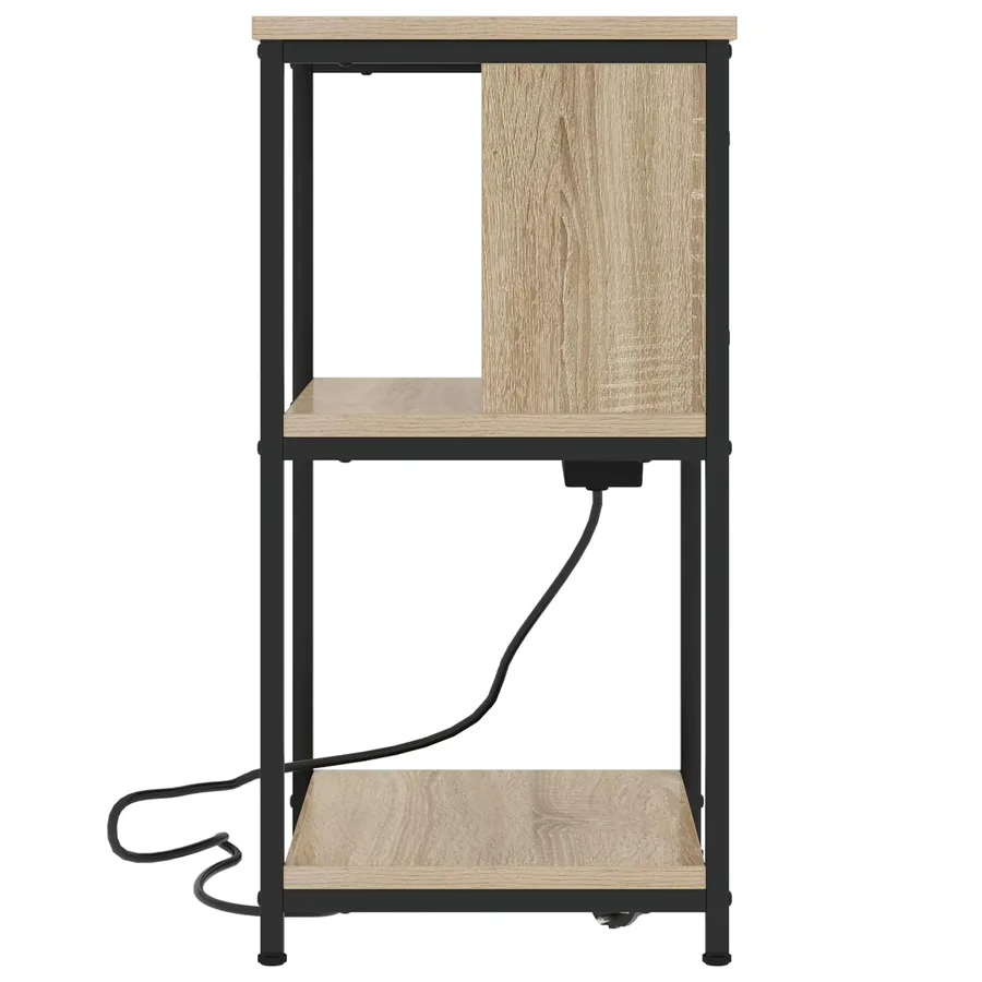 Cabinet de chevet Chêne Sonoma 38 x 31 x 61 cm - 4
