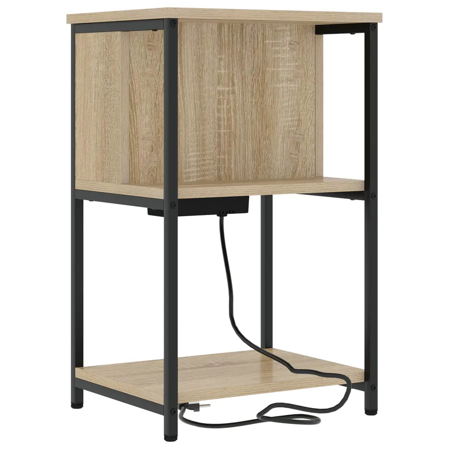 Cabinet de chevet Chêne Sonoma 38 x 31 x 61 cm - 5