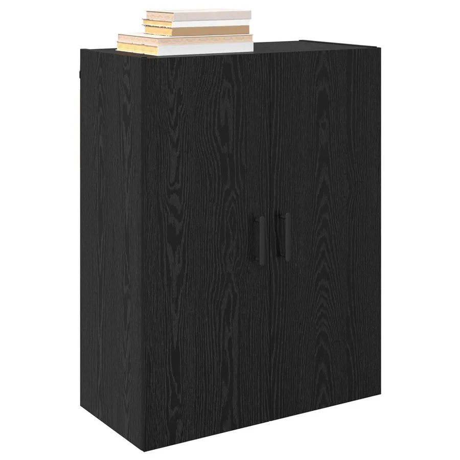 Armoire Murale Montage mural 2 pcs Chêne noir 69,5 x 34 x 90 cm - 3
