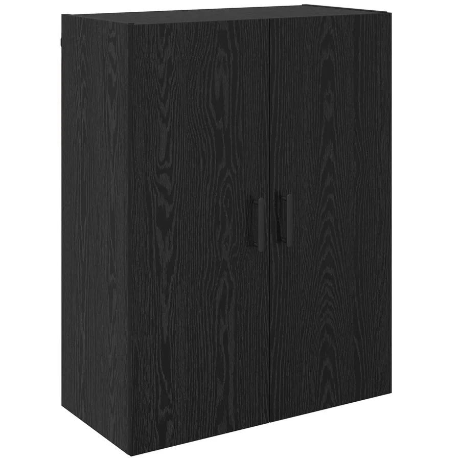 Armoire Murale Montage mural 2 pcs Chêne noir 69,5 x 34 x 90 cm - 5